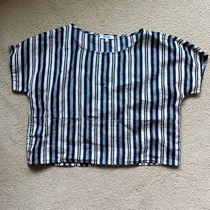 striped madewell shirt